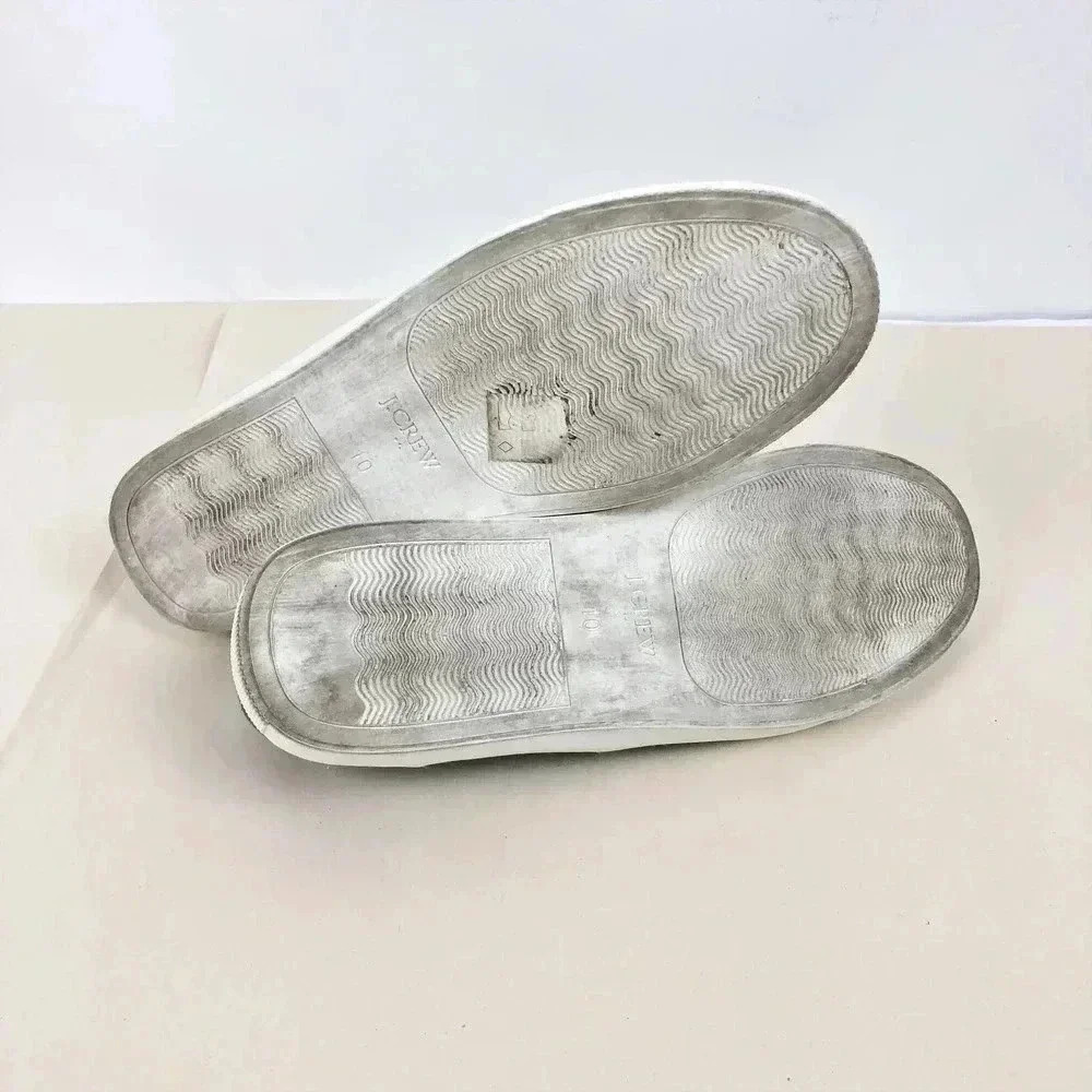J.‎ Crew Mens Explorer Sneakers 10 Blue Canvas Slip On Low Top Streetwear - Picture 6 of 11